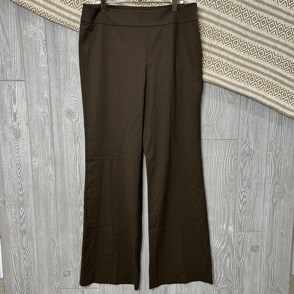 Lafayette 148 New York Wool Blend Stretch Ankle Waverly Trouser Pants Size 8 - Picture 1 of 12
